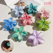 20色 プルメリア ヘアクリップ  バンスクリップ  花ヘアピン 髪留め 夏 ハワイ ビーチ 髪飾 8cm