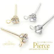 ▼限定半額 10日17時まで▼日本製NEW★2ペア価格＆大袋★made in Japan★カン付ラインストーンピアス