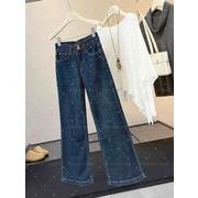 新入荷★レディースズボン・デニム・韓国風・カジュアル・ ロングパンツS～XL