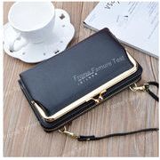長財布 レディース 財布 可愛い　カード入れ　小銭入れ　 おしゃれ 薄型　PU革 ショルダーバッグ