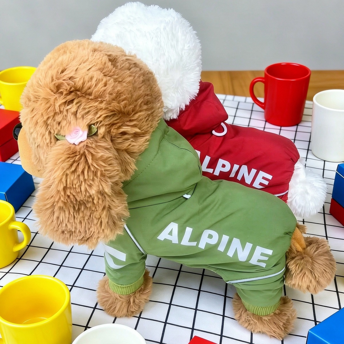 2026新品 秋冬 ペット服 柔らかい 超可愛い 犬服 ペット用品 ペット雑貨 小型犬 リード対応 裏起毛 S-2XL