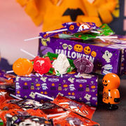 【ハロウィン特集】40本入 ロリポップ カボチャ コウモリ 幽霊 猫 果物味 人気お菓子 可愛い キャンディ