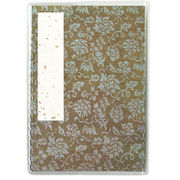 集印帳 （大） どんす 唐草 鶯 カバー付