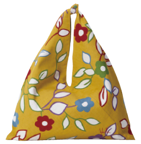 【ご紹介します！独特の色彩で人気のシビラ風呂敷をおしゃれな袋に！東袋！】PRIMAVERAL  カーキ