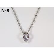 【レディースネックレス】CZダイヤ使用　ロイヤルスターネックレス（CZ5mm）