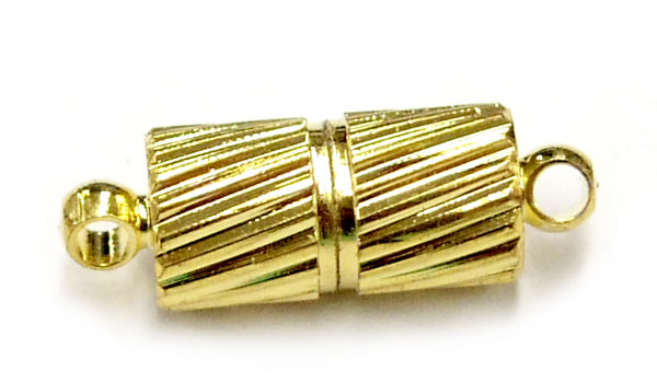 【ジュエリーケース・用品】ネックレスの留め具　磁石タイプ　ゴールド