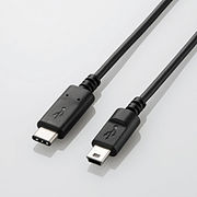 エレコム USB2.0ケーブル 認証品 C-microB U2C-CMB10NBK 1m