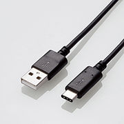 エレコム USB2.0ケーブル 認証品 A-C MPA-AC15NBK 1.5m