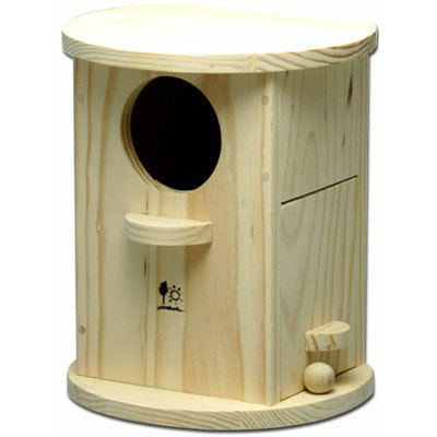 【廃番】【お取り寄せ商品】小動物用木製ハウス！「ポストハウス 」
