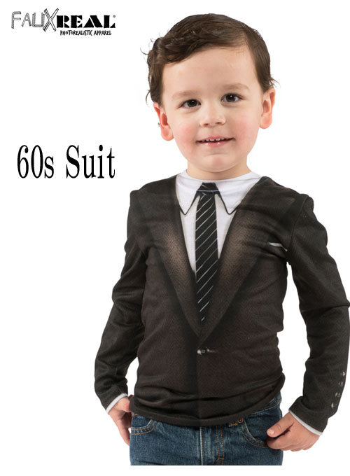 FAUX REAL Toddler 60's Suit  13479