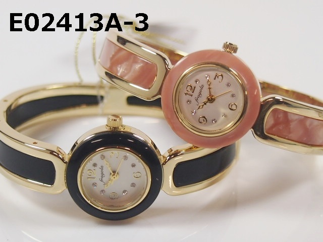 【国内メーカーお買い得品】レディース腕時計　バングルウォッチ　日本製ムーブメント