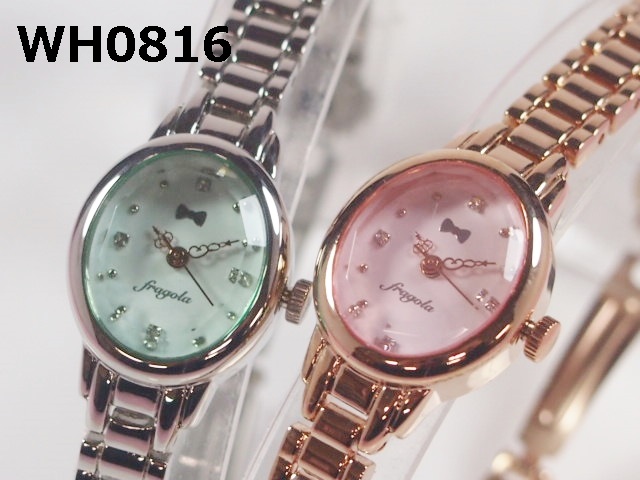 【国内メーカーお買い得品】レディース腕時計　メタルウォッチ　日本製ムーブメント