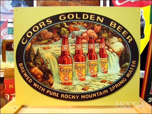 アメリカンブリキ看板 COORS:クアーズゴールデンビール