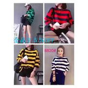 【初回送料無料】人気ファション★秋新作♪ストライプ★6色　zsn-8820
