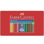 名門文具ブランドの子供用色鉛筆！ ”FABER-CASTELL カラーグリップ水彩色鉛筆36色”