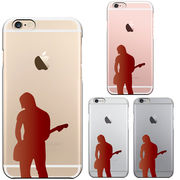 iPhone6 iPhone6s ハード クリアケース カバー シェル ギタリスト 4
