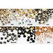 【売り尽くしセール】】A級ガラスストーン【SS3--1.3mm】　◆カラータイプ67％OFF　1350円⇒500円