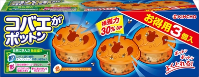 コバエガポットン置くタイプT3個入り 【 大日本除虫菊(金鳥) 】 【 殺虫剤・コバエ 】