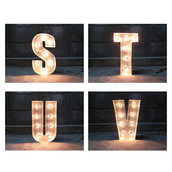 SIGN WITH LIGHT 「S~V」