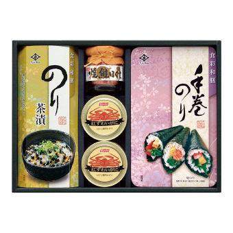（食品）（海苔・佃煮詰合せ）永井海苔 海苔・茶漬・ほぐし・ カニ缶詰合せ OS-30