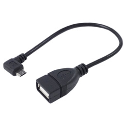 変換名人 USBmicro HOST L型ケーブル20(右L) USBMCH-20RL