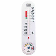 EMPEX 生活管理 温度・湿度計 壁掛用 TG-2451 クリアホワイト