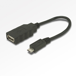 ミヨシ(MCO)USBホストケ-ブル　0.16m　USB-H015BK