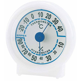 EMPEX 温度・湿度計 シュクレ温度・湿度計 TM-5521 クリアホワイト