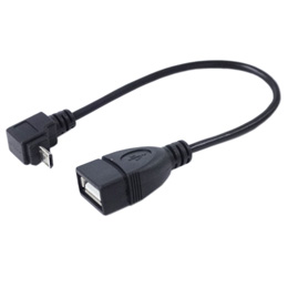 変換名人 USBmicro HOST L型ケーブル20(下L) USBMCH-20DL