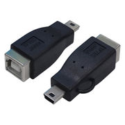 変換名人 変換プラグ USB B(メス)→miniUSB(オス) USBBB-M5A