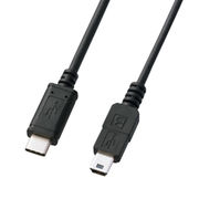 サンワサプライ USB2.0TypeC-miniBケーブル KU-CMB20
