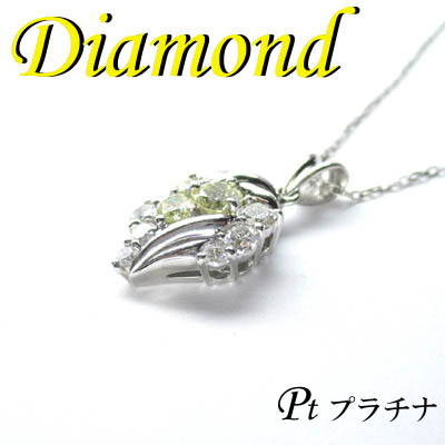 1-1407-02035 MDA  ◆ Pt900 プラチナ デザイン ペンダント＆ネックレス ダイヤモンド 1.00ct