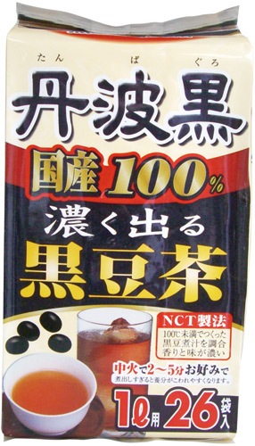大阪ぎょくろうえん 丹波黒１００％黒豆茶