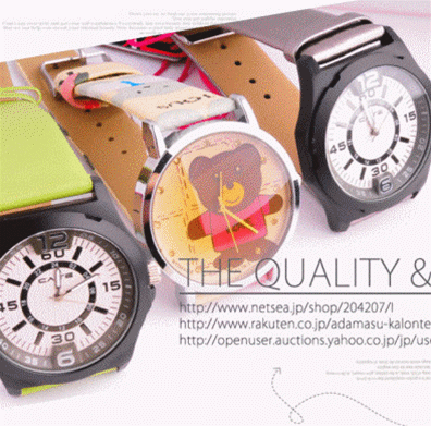 BC135802◆即納◆5点以上送料O円◆即納・アクセサリー腕時計！
