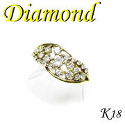 1-1610-06010 KDM  ◆  K18 イエローゴールド リング  ダイヤモンド 0.46ct　10.5号