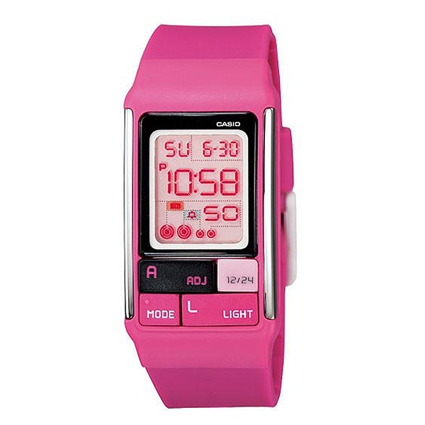 CASIO腕時計 ポップトーン デジタル表示 カレンダー LDF-52-4A チプカシ レディース腕時計