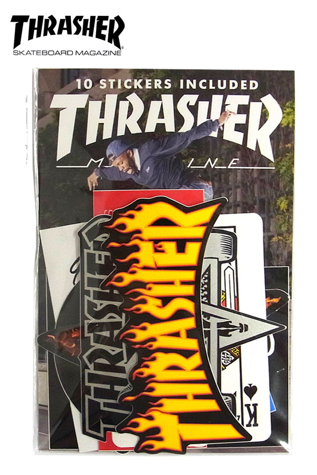 THRASHER STICKER 10 PACK  13064
