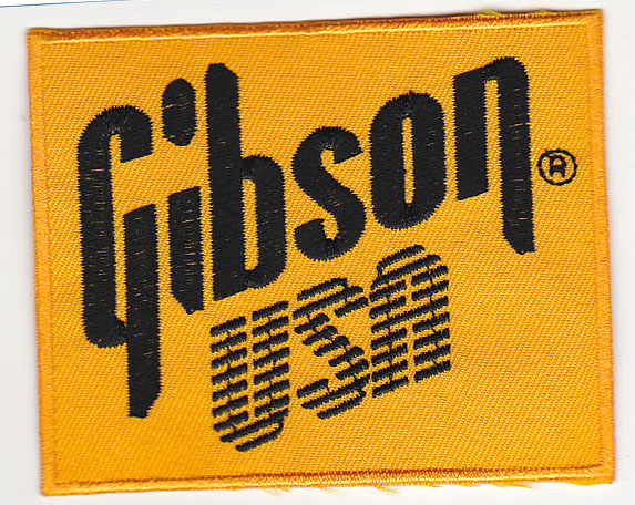輸入ワッペン GIBON U.S.A.  ギブソン