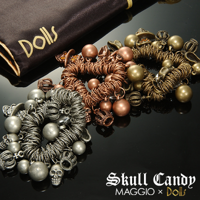 ▼MAGGIO▼【MAGGIO×Dolls】cool&hard!スカルブレスレット