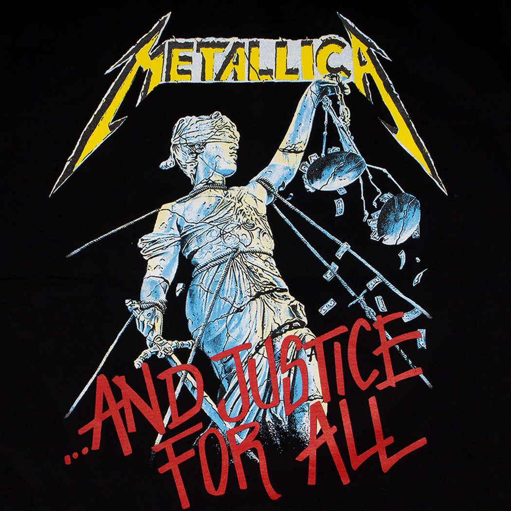 ロックtシャツ Metallica メタリカ And Justice For All アパレル 株式会社 パッショーネ 問屋 仕入れ 卸 卸売の専門 仕入れならnetsea