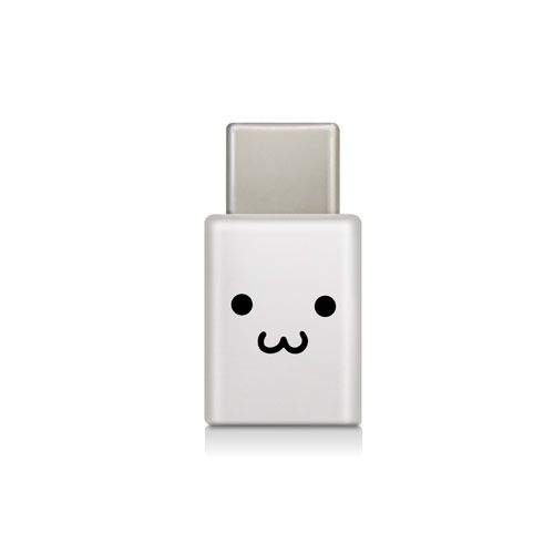 エレコム スマートフォン用USB変換アダプタ/USB(microBメス)-USB(Cオス)