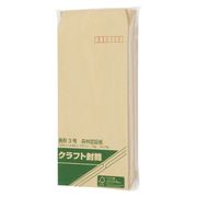 壽堂紙製品 森林認証紙封筒100枚入業務用 長3枠付 00522 00006214