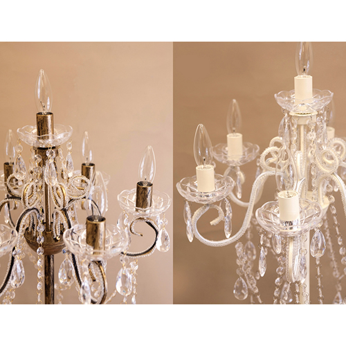 LED電球対応★7灯 フロアランプ クリスティ Christy★E12/水雷型 【別途送料必要/送料無料対象外】
