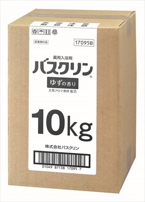 業務用１０ＫＧ缶バスクリン　ゆずの香り 【 バスクリン 】 【 入浴剤 】