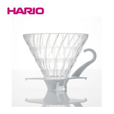 「公式」V60 耐熱ガラス透過ドリッパー02W_HARIO(ハリオ)