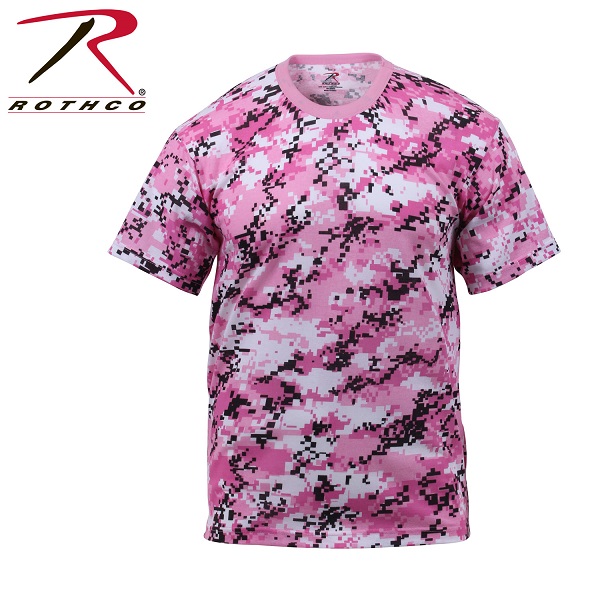 ROTHCO ロスコ 迷彩柄 半袖 Tシャツ ピンク・カモフラージュ柄 USA 