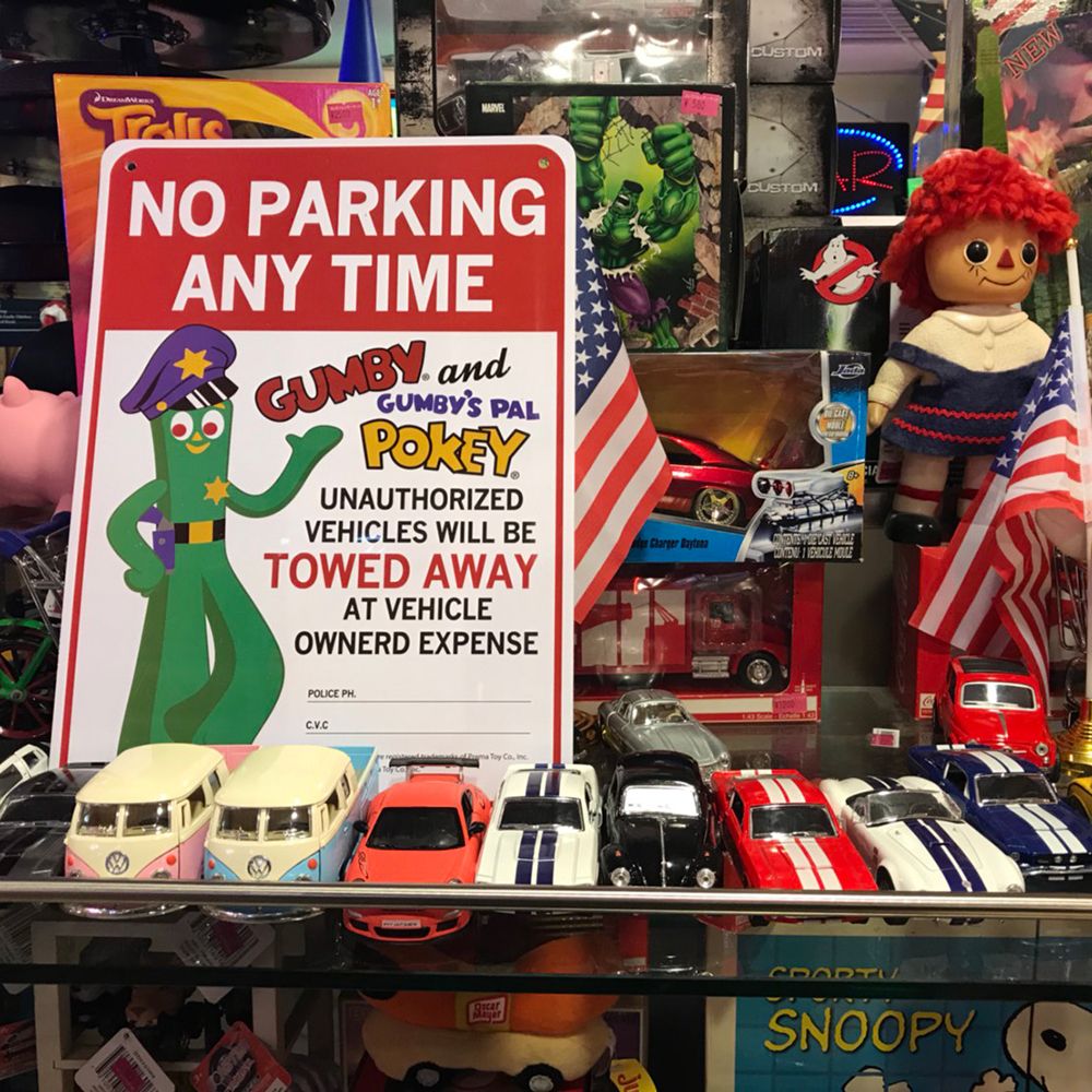 プラスティックサインボード GUMBY NO PARKING