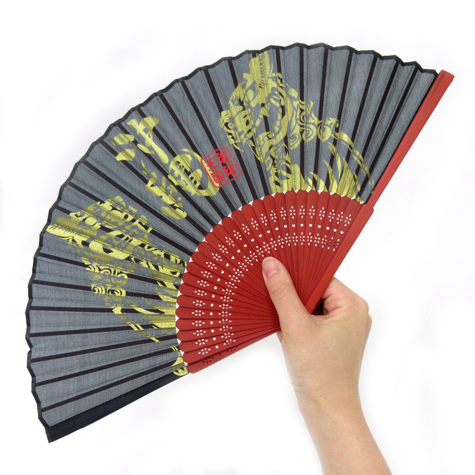 ファッション雑貨＞＜和雑貨・和土産＞高級シルク扇子 美ら扇