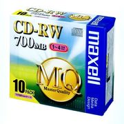 マクセル PC DATA用CD-RWシルバー10枚 CDRW80MQ.S1P10S 00066083