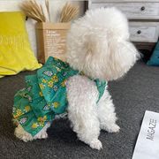 新作 春夏 スカート    犬の服  犬ワンちゃん服  ペット　ほりょくペット用品 パンプキンふく服